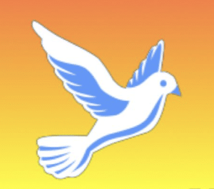 Bild einer Friedenstaube.
